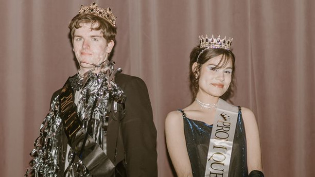 Prom king and prom queen