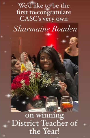 CASC Teacher Sharmaine Roaden Wins SC Teacher of the Year Honors (Photo: Business Wire)