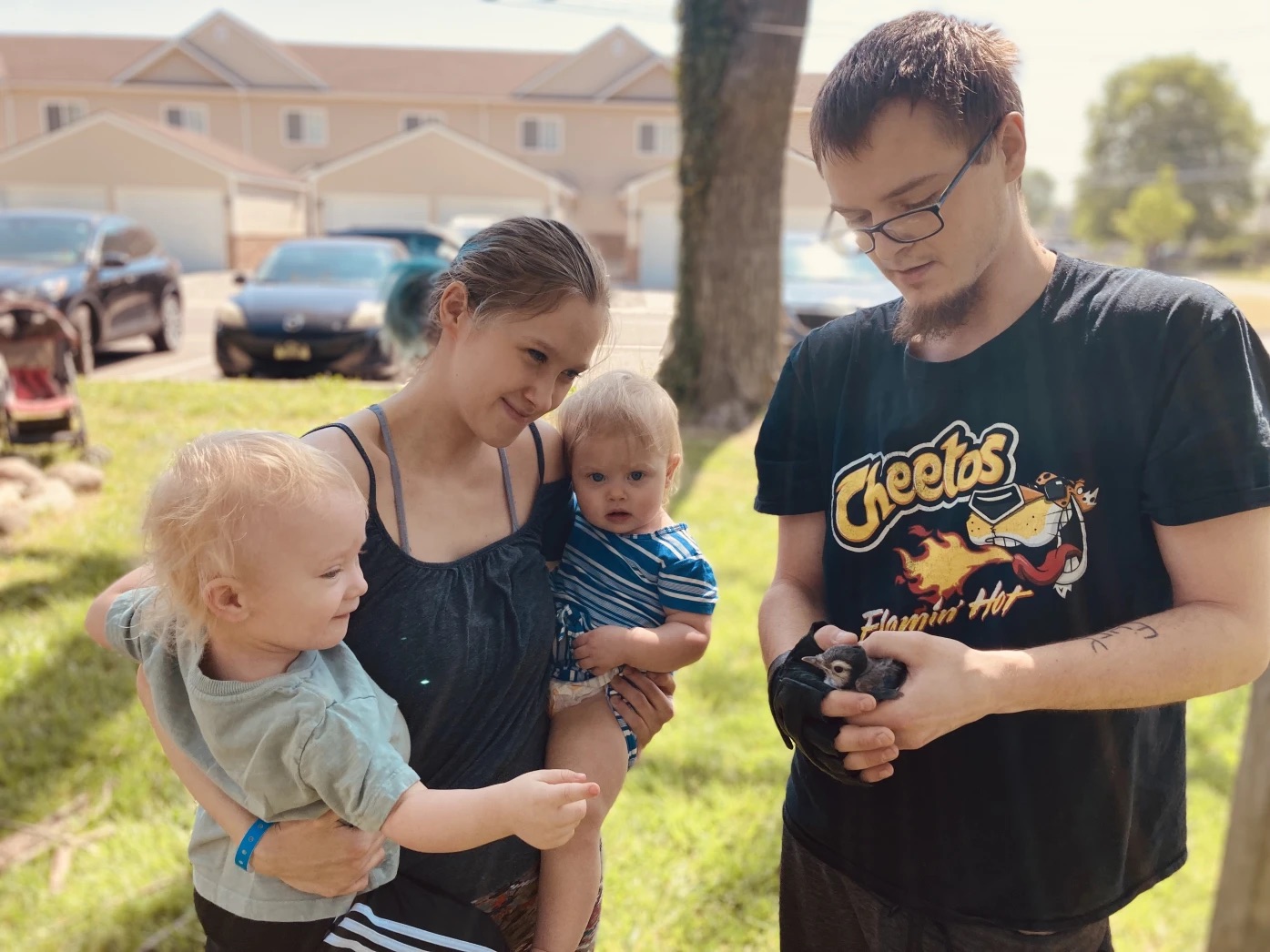 A young family of 4