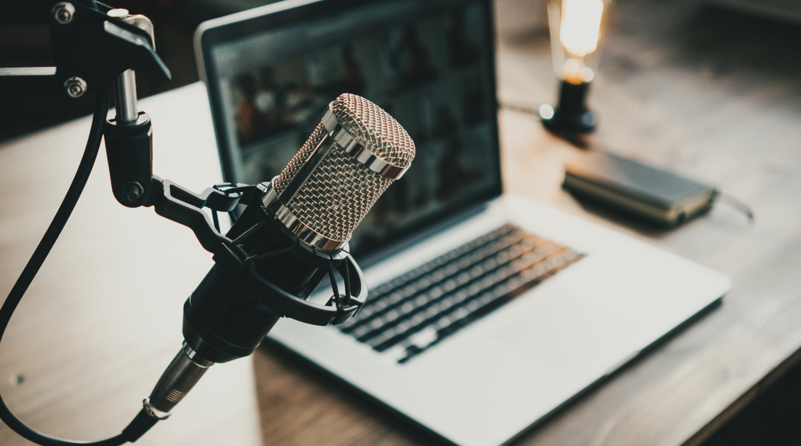 Microphone connected to a computer