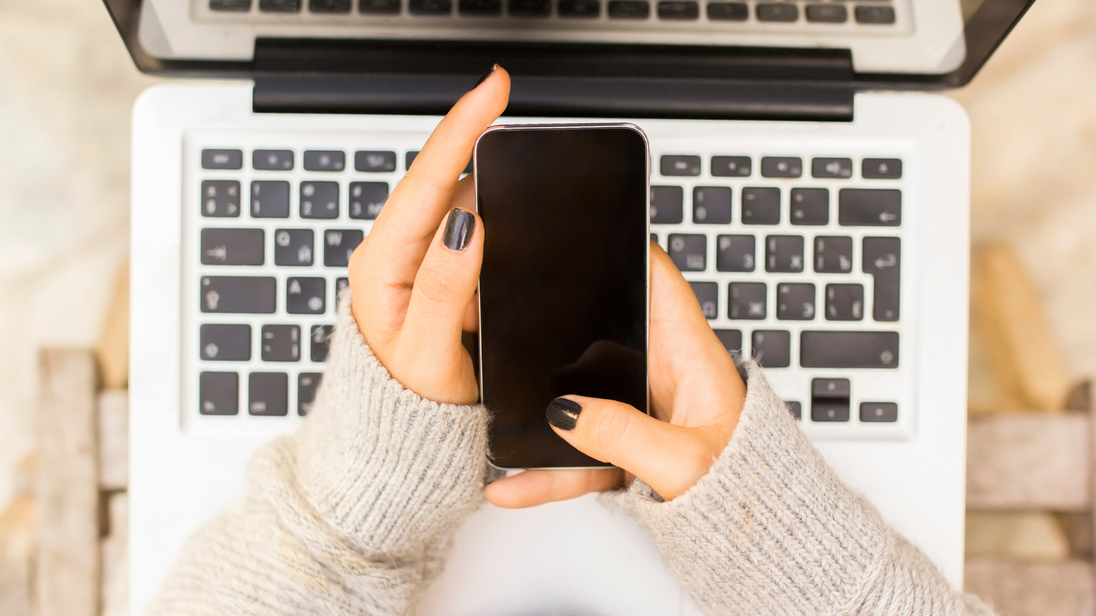Girl holding a phone