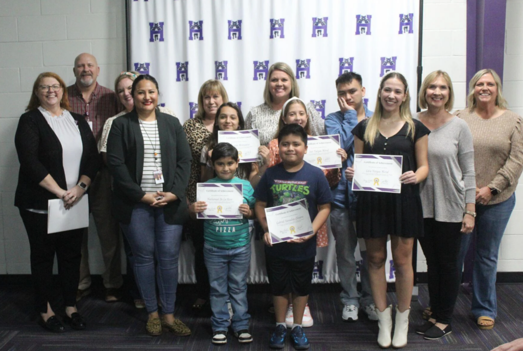 Hallsville ISD with recognition