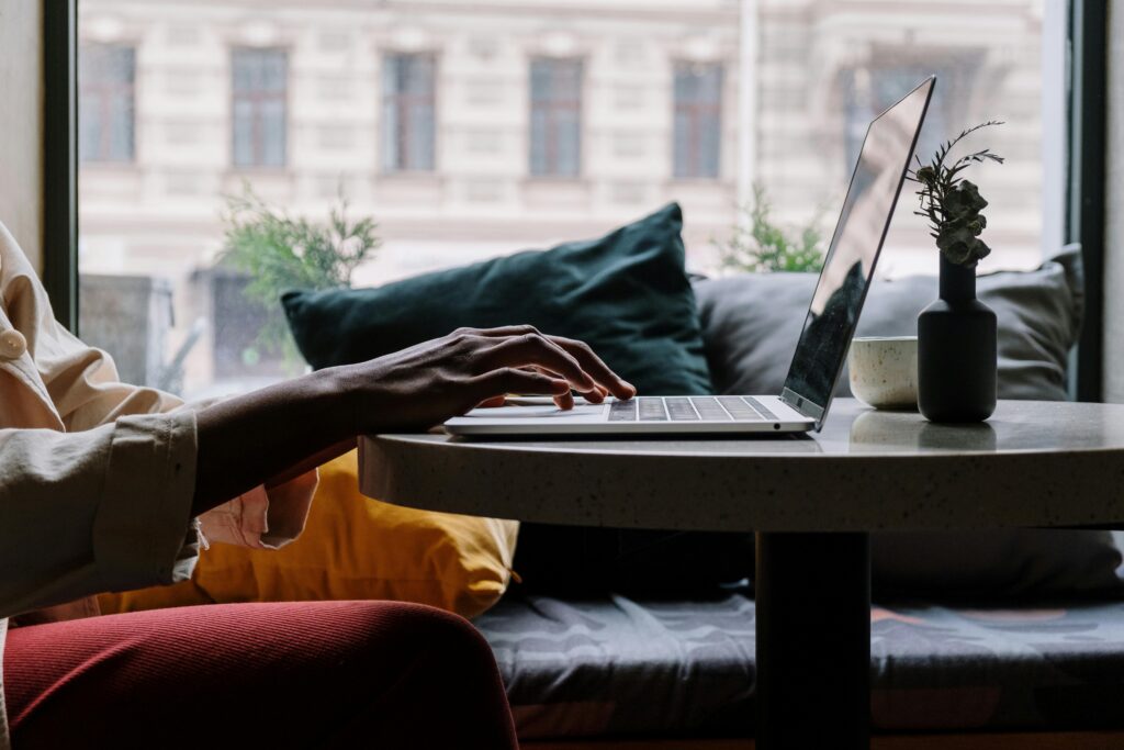 Man working from home