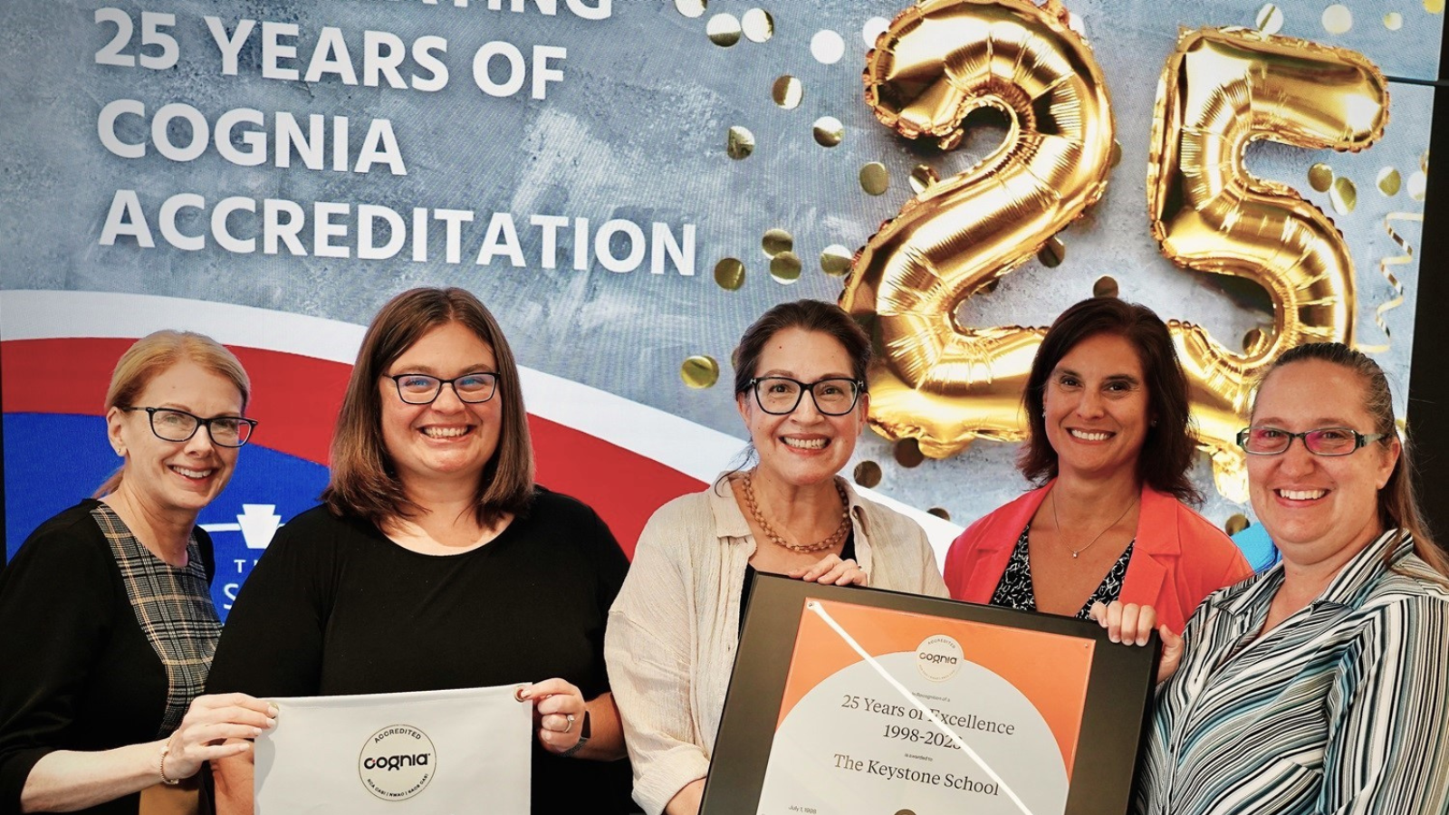 The Keystone School Celebrates 25 Years of Cognia® Accreditation and School’s 50th Anniversary